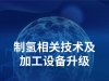 制氢相关技术及加工设备升级